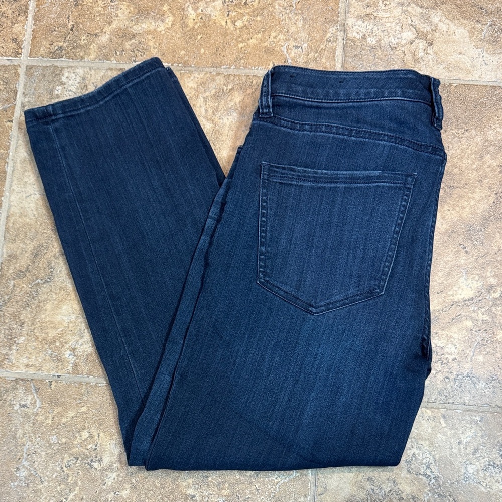 Liverpool Jeans Company High Rise Dark Blue Jeans Size 28/6 Petite